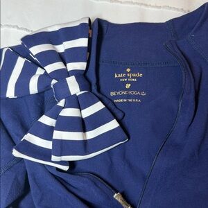 Kate Spade Yellow and Black Midi Coat